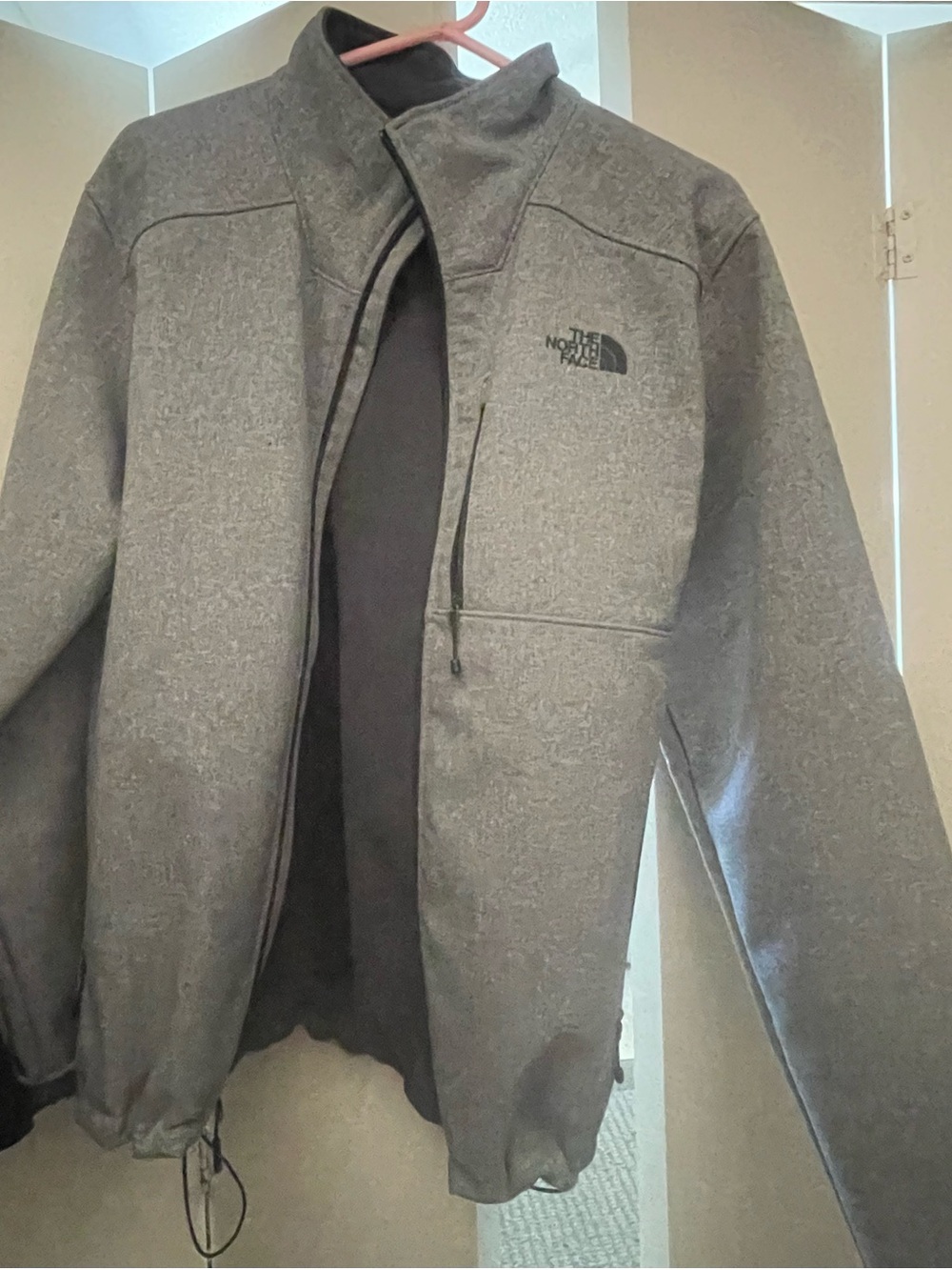 The North Face Men's Heather Gray Softshell Jacket